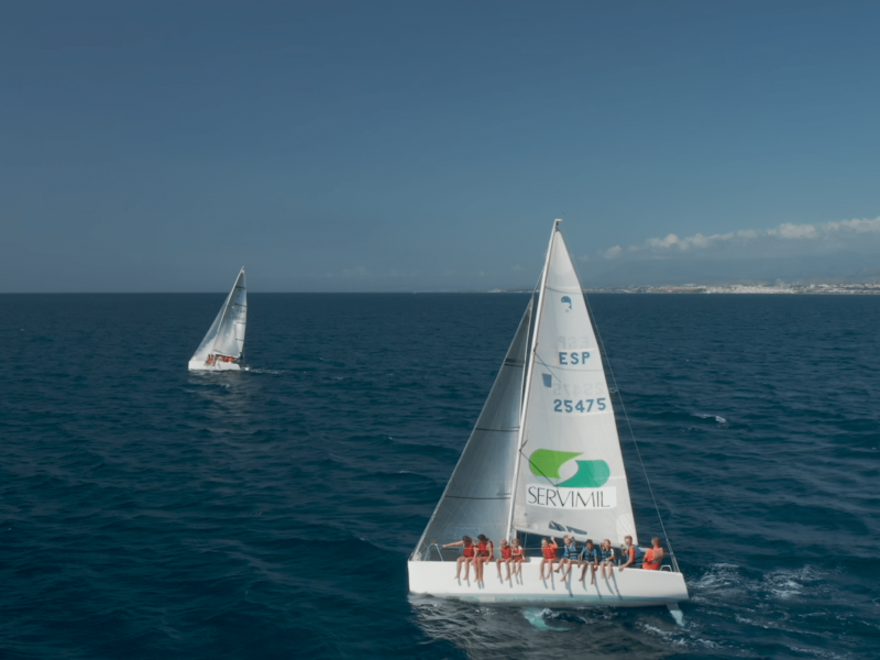 Campamento de vela platus grupos